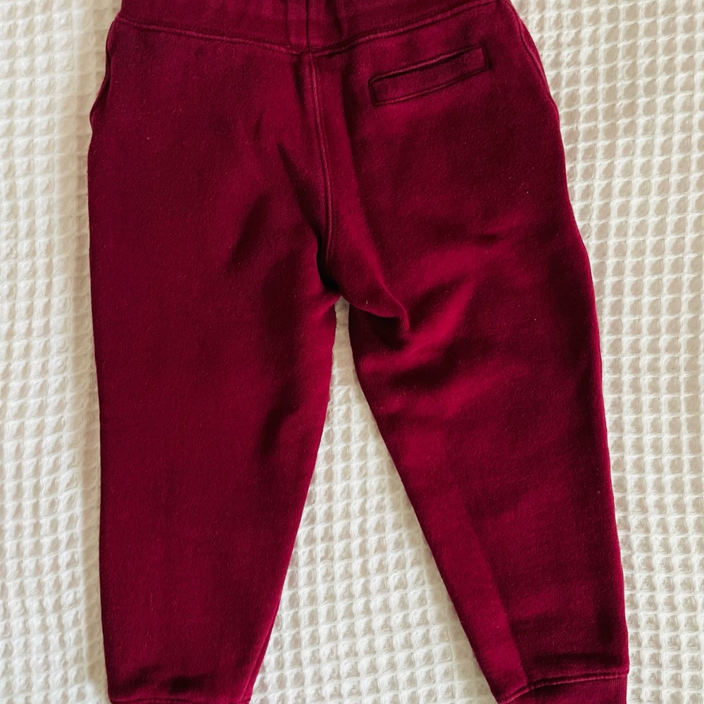Polo by Ralph Lauren Kids Maroon Jogger Pants - Picture 2 of 4